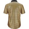 imageMens Button Down Disco Shirt Outfit Men Retro 70s Shirts for Men Sequin Metallic Short Sleeve Disco Outfits Party Costume TopGold