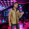 imageMens Button Down Disco Shirt Outfit Men Retro 70s Shirts for Men Sequin Metallic Short Sleeve Disco Outfits Party Costume TopGold