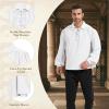 imageZando Mens Pirate Shirt Renaissance Faire Costume Men Medieval Vampire Victorian Steampunk Viking Halloween Cosplay TopBeige