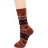 imageZando Mens Wool Socks Athletic Socks Soft Warm Socks Thick Winter Socks Crew Socks Knit Cozy Socks Hiking Socks ChristmasA Xmas Deer