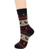 imageZando Mens Wool Socks Athletic Socks Soft Warm Socks Thick Winter Socks Crew Socks Knit Cozy Socks Hiking Socks ChristmasA Xmas Deer