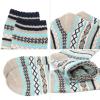imageZando Mens Wool Socks Athletic Socks Soft Warm Socks Thick Winter Socks Crew Socks Knit Cozy Socks Hiking Socks ChristmasDiamond