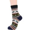 imageZando Mens Wool Socks Athletic Socks Soft Warm Socks Thick Winter Socks Crew Socks Knit Cozy Socks Hiking Socks ChristmasMoose