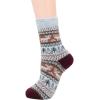 imageZando Mens Wool Socks Athletic Socks Soft Warm Socks Thick Winter Socks Crew Socks Knit Cozy Socks Hiking Socks ChristmasMoose