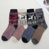 imageZando Mens Wool Socks Athletic Socks Soft Warm Socks Thick Winter Socks Crew Socks Knit Cozy Socks Hiking Socks ChristmasStripe