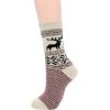 imageZando Mens Wool Socks Athletic Socks Soft Warm Socks Thick Winter Socks Crew Socks Knit Cozy Socks Hiking Socks ChristmasStripe