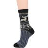 imageZando Mens Wool Socks Athletic Socks Soft Warm Socks Thick Winter Socks Crew Socks Knit Cozy Socks Hiking Socks ChristmasStripe