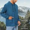 imageZando Raincoat for Men Packable Rain Jacket Waterproof with Hood Outdoor Windbreaker Jackets Lightweight Cycling RaincoatsBlue