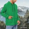 imageZando Raincoat for Men Packable Rain Jacket Waterproof with Hood Outdoor Windbreaker Jackets Lightweight Cycling RaincoatsGreen