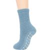 imageZando Comfy Socks Fleece Socks Winter Socks Womens Grip Socks Women Cozy Gifts for Women Gifts for Elderly Women5 C Grey