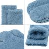 imageZando Comfy Socks Fleece Socks Winter Socks Womens Grip Socks Women Cozy Gifts for Women Gifts for Elderly Women5 C White
