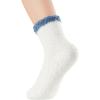 imageZando Comfy Socks Fleece Socks Winter Socks Womens Grip Socks Women Cozy Gifts for Women Gifts for Elderly WomenA 7Lovely Patchwork