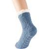 imageZando Comfy Socks Fleece Socks Winter Socks Womens Grip Socks Women Cozy Gifts for Women Gifts for Elderly WomenA 7Lovely Patchwork