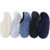 imageZando Comfy Socks Fleece Socks Winter Socks Womens Grip Socks Women Cozy Gifts for Women Gifts for Elderly WomenB 5Grey Khaki Black Navy Denimblue