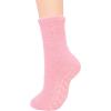 imageZando Comfy Socks Fleece Socks Winter Socks Womens Grip Socks Women Cozy Gifts for Women Gifts for Elderly WomenB 5Rainbow Color