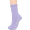 imageZando Comfy Socks Fleece Socks Winter Socks Womens Grip Socks Women Cozy Gifts for Women Gifts for Elderly WomenB 5Rainbow Color