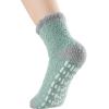 imageZando Comfy Socks Fleece Socks Winter Socks Womens Grip Socks Women Cozy Gifts for Women Gifts for Elderly WomenC 5Patchwork