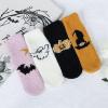 imageZando Comfy Socks Fleece Socks Winter Socks Womens Grip Socks Women Cozy Gifts for Women Gifts for Elderly WomenC Ghost Print