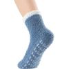 imageZando Comfy Socks Fleece Socks Winter Socks Womens Grip Socks Women Cozy Gifts for Women Gifts for Elderly WomenE 4Candy Blue