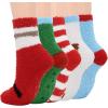 imageZando Comfy Socks Fleece Socks Winter Socks Womens Grip Socks Women Cozy Gifts for Women Gifts for Elderly WomenE 5Christmas Series