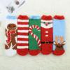 imageZando Comfy Socks Fleece Socks Winter Socks Womens Grip Socks Women Cozy Gifts for Women Gifts for Elderly WomenE 5Christmas Series