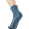 imageZando Comfy Socks Fleece Socks Winter Socks Womens Grip Socks Women Cozy Gifts for Women Gifts for Elderly WomenE 5Dark Solid