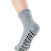 imageZando Comfy Socks Fleece Socks Winter Socks Womens Grip Socks Women Cozy Gifts for Women Gifts for Elderly WomenE 5Dark Solid