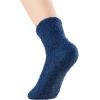 imageZando Comfy Socks Fleece Socks Winter Socks Womens Grip Socks Women Cozy Gifts for Women Gifts for Elderly WomenE 5Dark Solid
