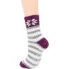 imageZando Comfy Socks Fleece Socks Winter Socks Womens Grip Socks Women Cozy Gifts for Women Gifts for Elderly WomenE 6Purple