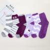 imageZando Comfy Socks Fleece Socks Winter Socks Womens Grip Socks Women Cozy Gifts for Women Gifts for Elderly WomenE 6Purple