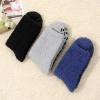 imageZando Comfy Socks Fleece Socks Winter Socks Womens Grip Socks Women Cozy Gifts for Women Gifts for Elderly WomenH BlackGreyDark Blue