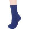 imageZando Comfy Socks Fleece Socks Winter Socks Womens Grip Socks Women Cozy Gifts for Women Gifts for Elderly WomenH BlackGreyDark Blue