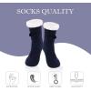 imageZando Comfy Socks Fleece Socks Winter Socks Womens Grip Socks Women Cozy Gifts for Women Gifts for Elderly WomenO Dark Grey
