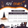 imageZando Kids Witch Hat for Women Lace Girls Halloween Witches Hat for Decoration Witch Costume for Halloween Cosplay PartyLace Black Starlight  Purple