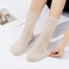 imageZando Cozy Socks Warm Socks Wool Socks for Women Cute Socks for Women Boot Crew Socks Long Thick Socks Womens SocksC Beige
