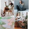 imageZando Cozy Socks Warm Socks Wool Socks for Women Cute Socks for Women Boot Crew Socks Long Thick Socks Womens SocksC Black