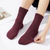 imageZando Cozy Socks Warm Socks Wool Socks for Women Cute Socks for Women Boot Crew Socks Long Thick Socks Womens SocksC Burgundy