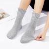 imageZando Cozy Socks Warm Socks Wool Socks for Women Cute Socks for Women Boot Crew Socks Long Thick Socks Womens SocksC Light Grey