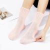 imageZando Cozy Socks Warm Socks Wool Socks for Women Cute Socks for Women Boot Crew Socks Long Thick Socks Womens SocksC Light Pink