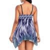imageZando Flowy Swimdress Womens One Piece Swimsuit Tummy Control Bathing Suit with Tank TopA Mermaid