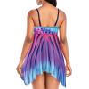 imageZando Flowy Swimdress Womens One Piece Swimsuit Tummy Control Bathing Suit with Tank TopMermaid