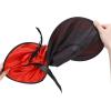 imageZando Kids Witch Hat for Women Lace Girls Halloween Witches Hat for Decoration Witch Costume for Halloween Cosplay PartyRose Red