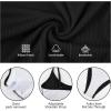 imageZando Maternity Swimsuit for Women Black One Piece Bathing Suit Button Neck Pregnancy Swimwear Womens Bating Suits Stretch Pleats Swimsuits Adjustable Shoulder Straps Maternity Swim Suit L