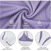 imageZando One Piece Swimsuit Women Sexy Ribbed Swim Suits for Women 2025 Bathing Suit Open Back Swimsuits Slimming Women SwimwearLight Purple