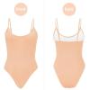 imageZando One Piece Swimsuit Women Sexy Ribbed Swim Suits for Women 2025 Bathing Suit Open Back Swimsuits Slimming Women SwimwearPeach