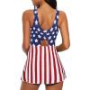 imageZando Swim Suits for Women 2025 One Piece Swimsuit Tummy Control Swim Dress Womens Swimsuits Swim Dress Bathing SuitsFlag