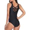 imageZando Womens Bathing Suits One Piece Swimsuits Athletic Training Swimsuit Tummy Control Slimming Swimwear for Women02 Starry Night