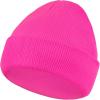 imageZando Beanie for Men Women Cuffed Cap Soft Slouchy Beanie Winter Knit Hats Fisherman Beanie Skull Cap Unisex Daliy Beanie01 Hot Pink