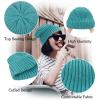 imageZando Beanie for Men Women Cuffed Cap Soft Slouchy Beanie Winter Knit Hats Fisherman Beanie Skull Cap Unisex Daliy Beanie1 Beige