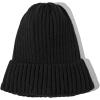 imageZando Beanie for Men Women Cuffed Cap Soft Slouchy Beanie Winter Knit Hats Fisherman Beanie Skull Cap Unisex Daliy Beanie1 Black